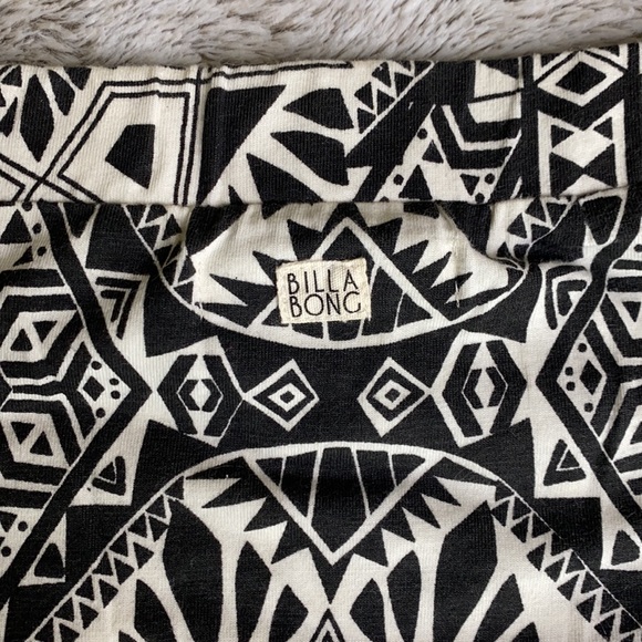 Billabong Black & White Boho Aztec Mini Skirt, S - Picture 10 of 10